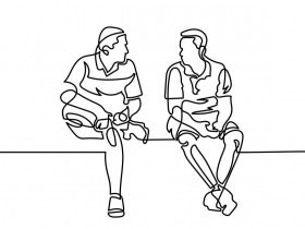 同窗聚首人事局 黃錦堂與陳清秀超有緣