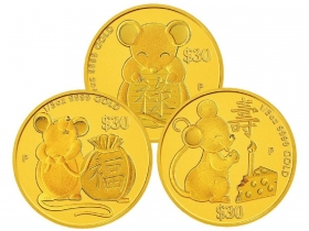 錢鼠聚財大富貴，財運亨通旺四海