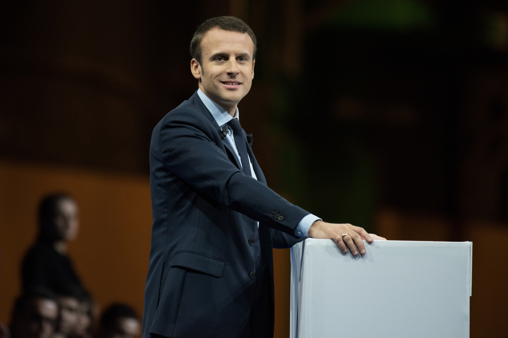 笑裡藏刀？馬克宏美國國會演說 博得滿堂彩 