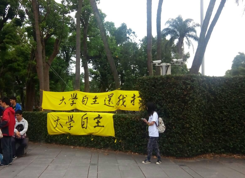 成大響應台大「新54運動」挺校園自主 號召明也綁黃絲帶