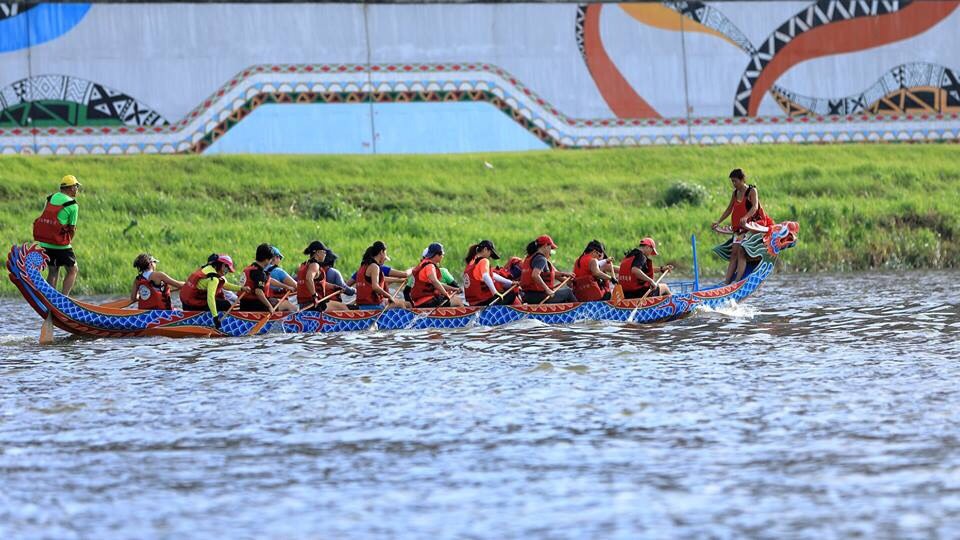 ２０１８台北國際龍舟賽登場 ６千好手水上較勁