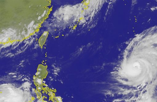 強颱瑪莉亞變身恐怖西北颱  1圖秒懂威脅台灣時間 