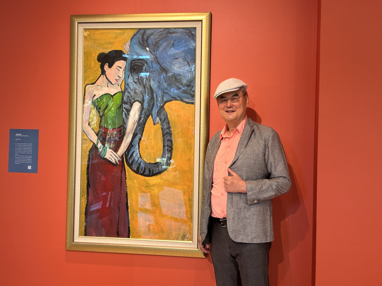 求學錯過美術系去從商、84歲已創作千幅畫開個展…大金蘇一仲：畫畫就像經營企業，沒有最好、只有更好