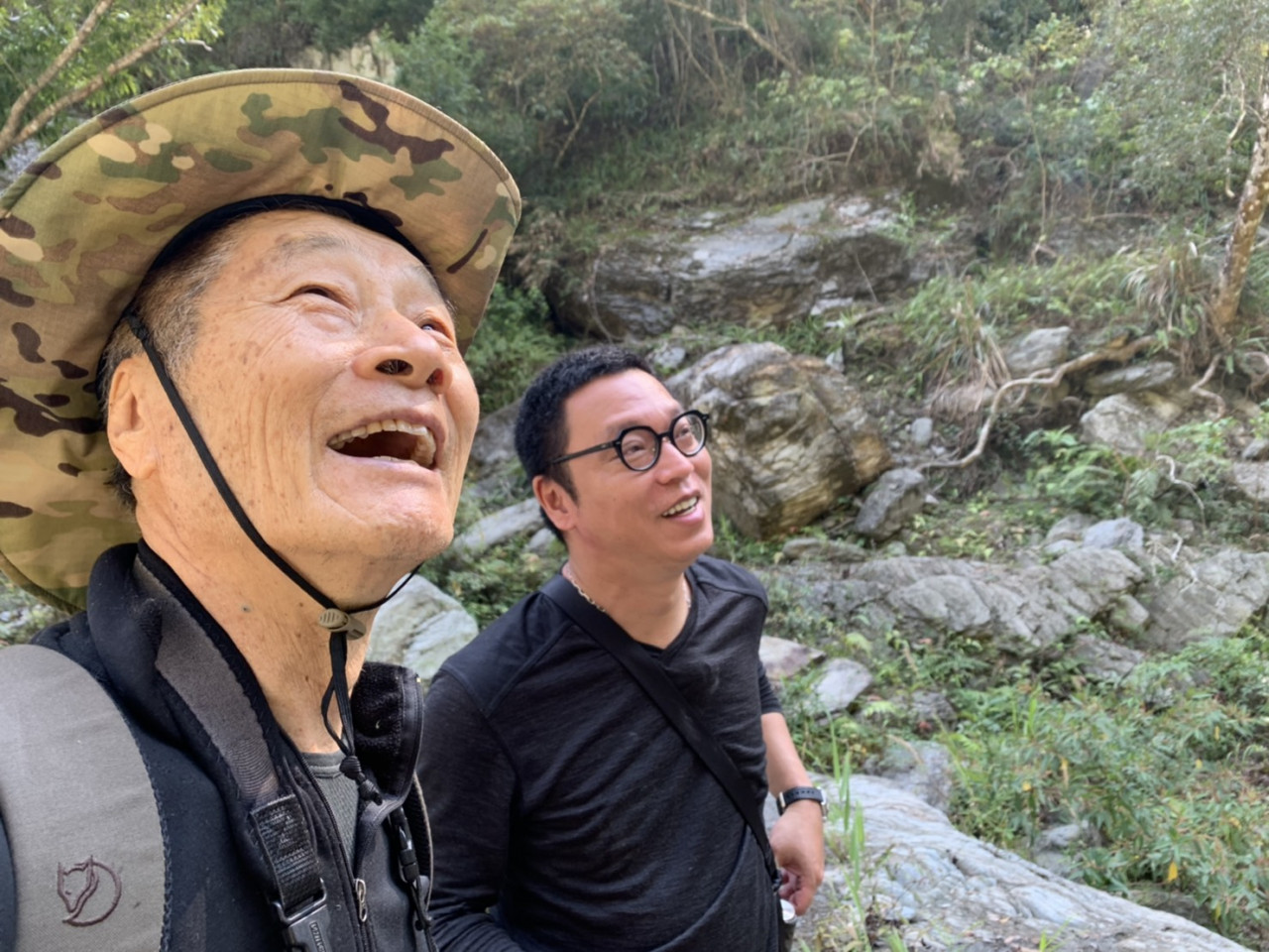 徐仁修跟沈可尚一起到太魯閣