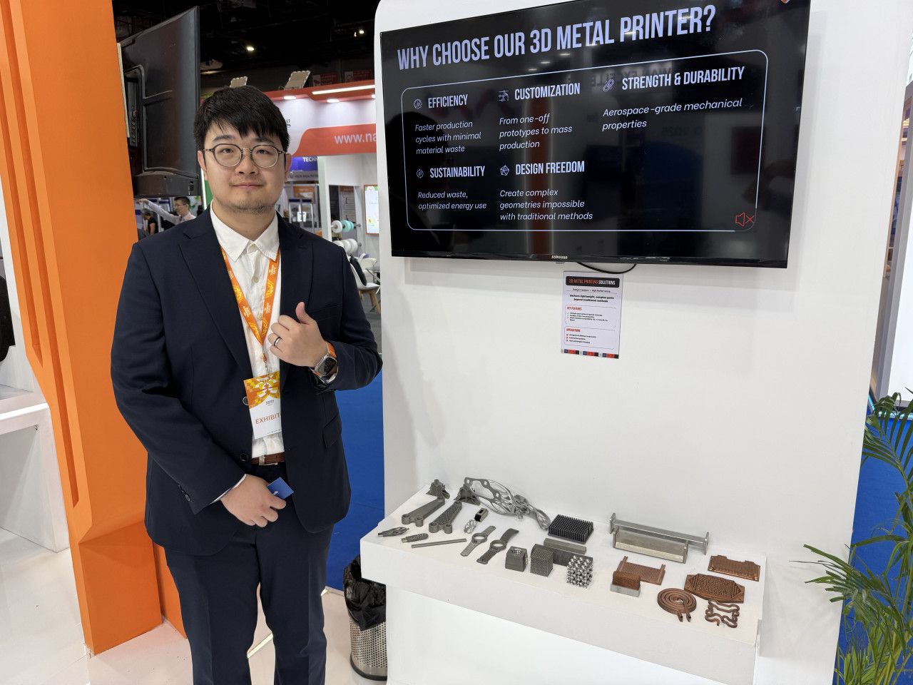 睿智創新金屬3D列印部業務工程師林政和