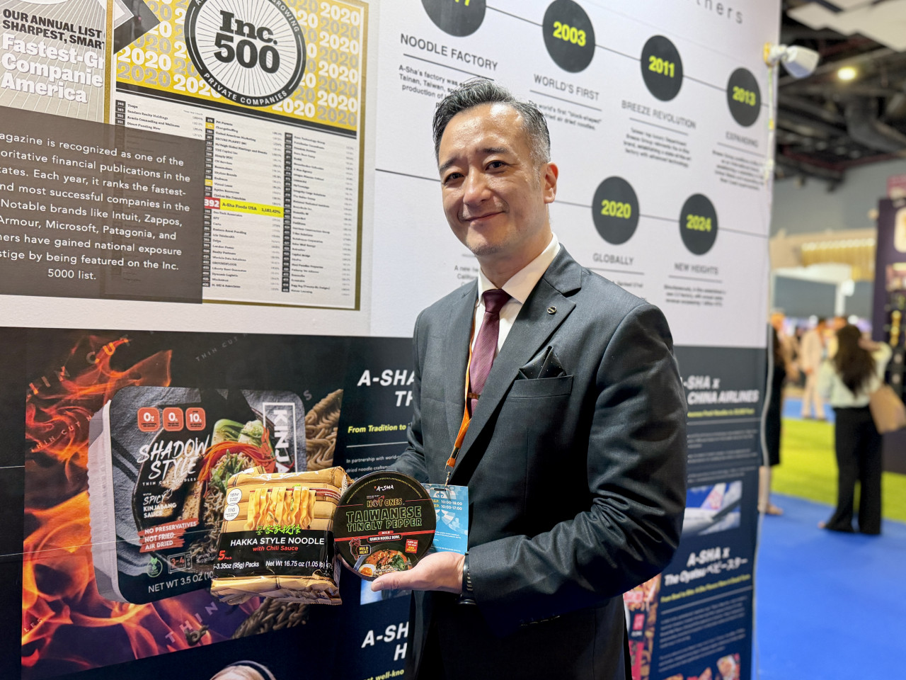 阿舍食品董事長特助李拓