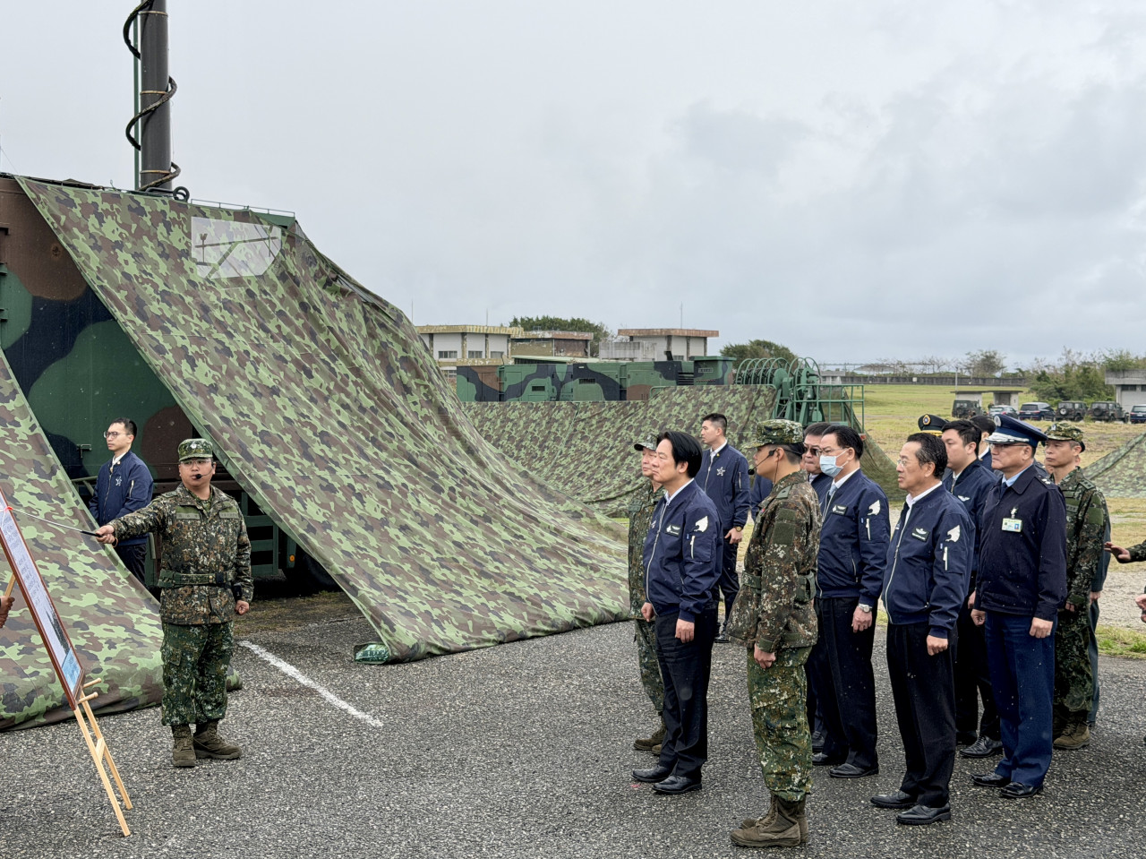 賴清德視導天弓三型