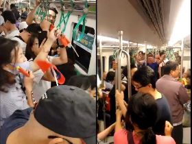 韓粉捷運車廂嗨唱夜襲　高捷：熱情之餘，應考量其他旅客權益