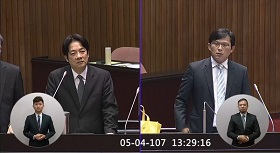 為核安槓上原能會　黃國昌氣摔麥克風怒瞪10秒