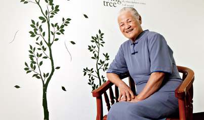 踏上服務社會還願路 埔里媽媽陳綢 慟逝四子女化為大愛