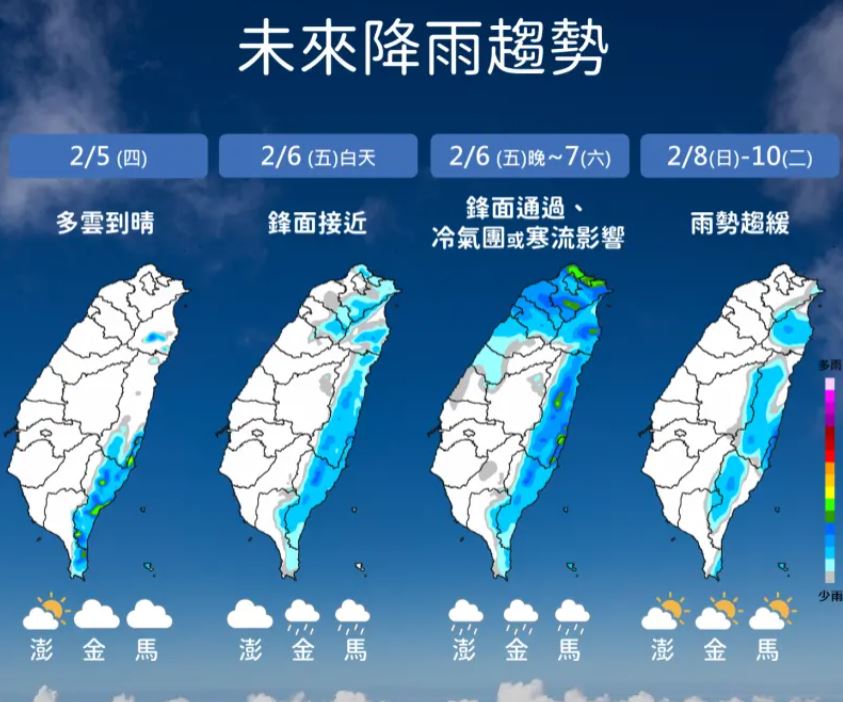 天氣預報氣溫寒流