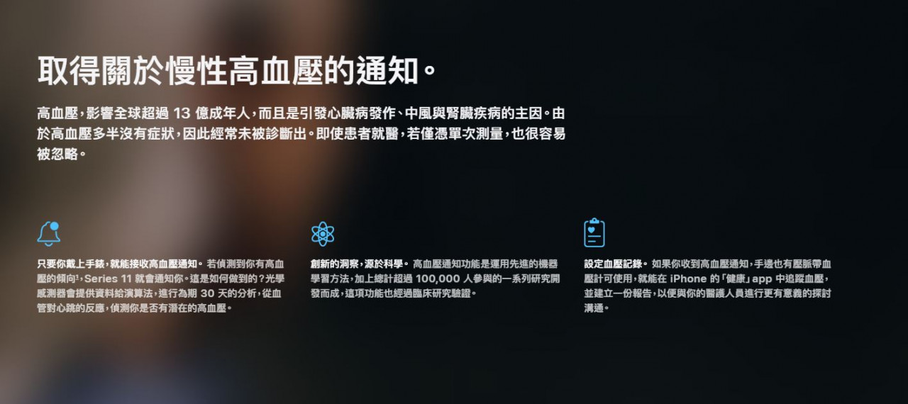 Apple Watch 高血壓