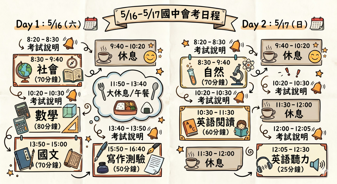 2026115學年度國中會考