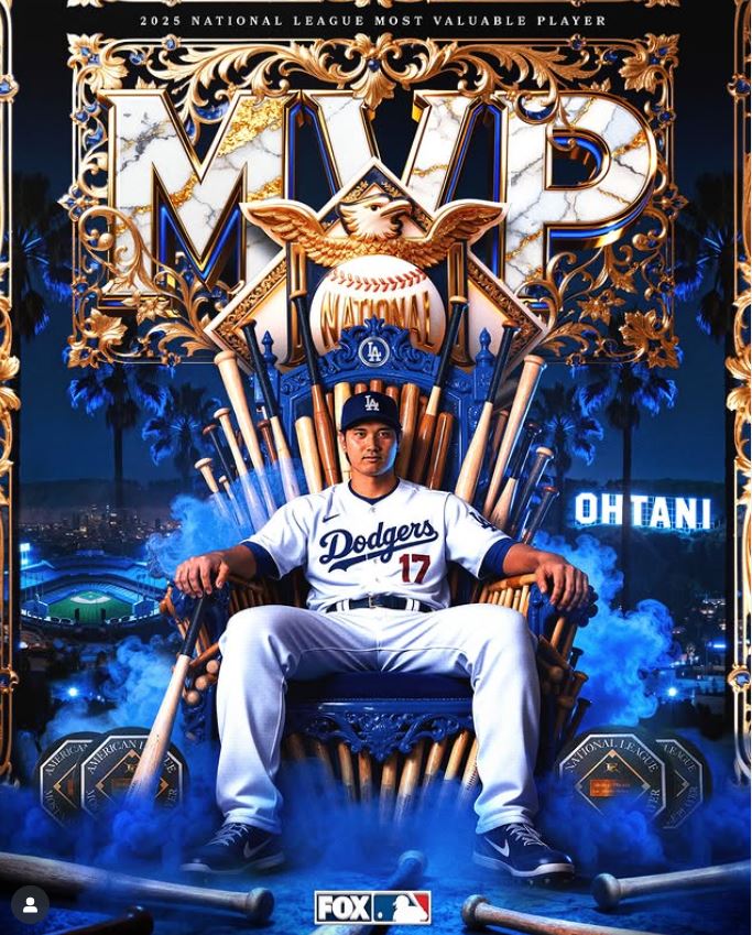 道奇大谷翔平MVP