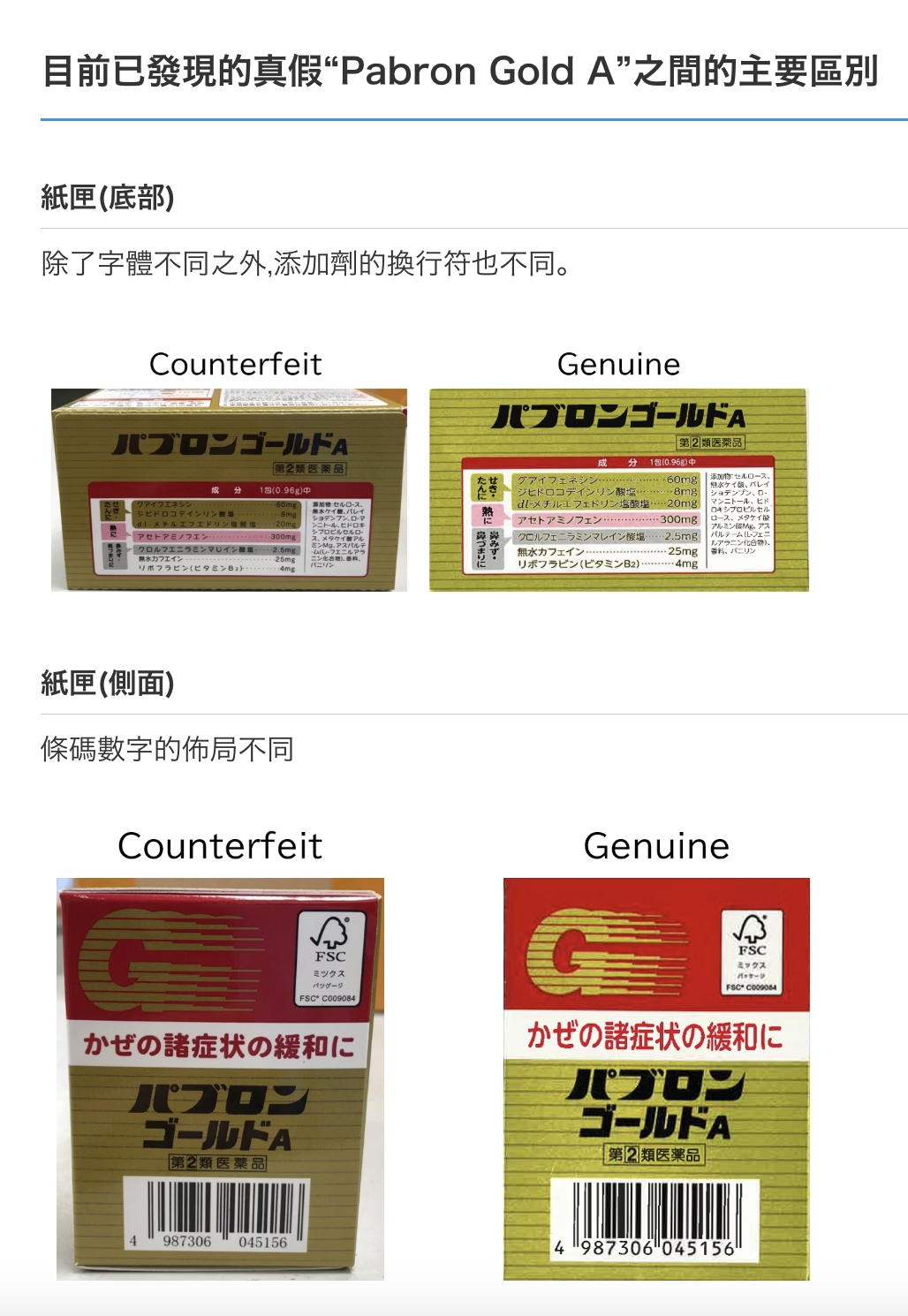 大正百保能假貨