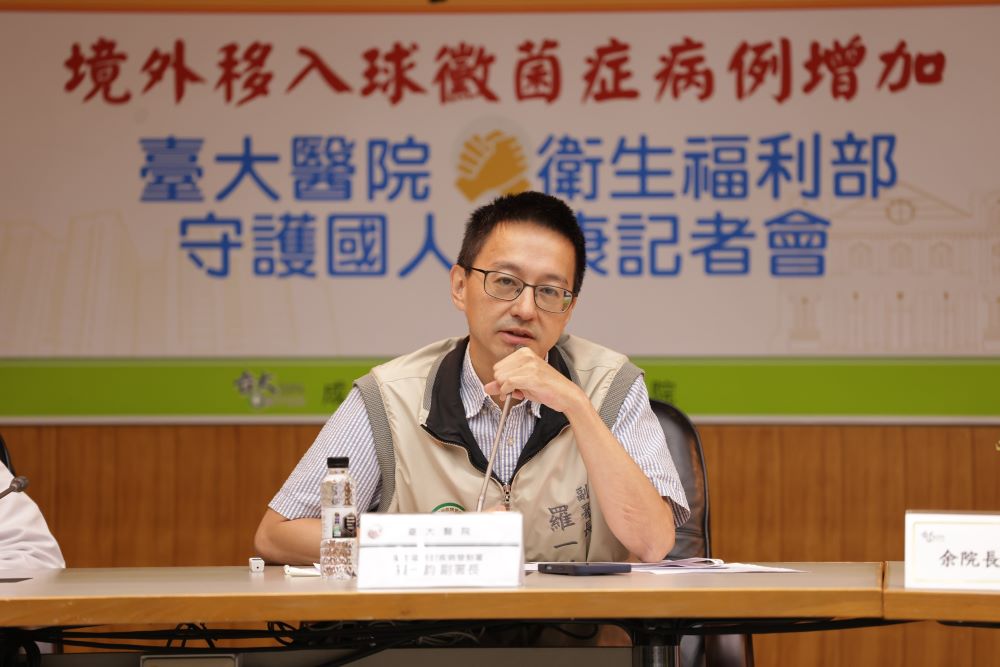 ▲疾管署副署長羅一鈞