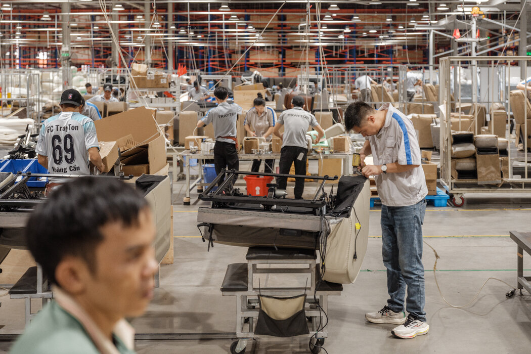 許多中國紡織企業正在投資海外,例如越南和埃及等國。