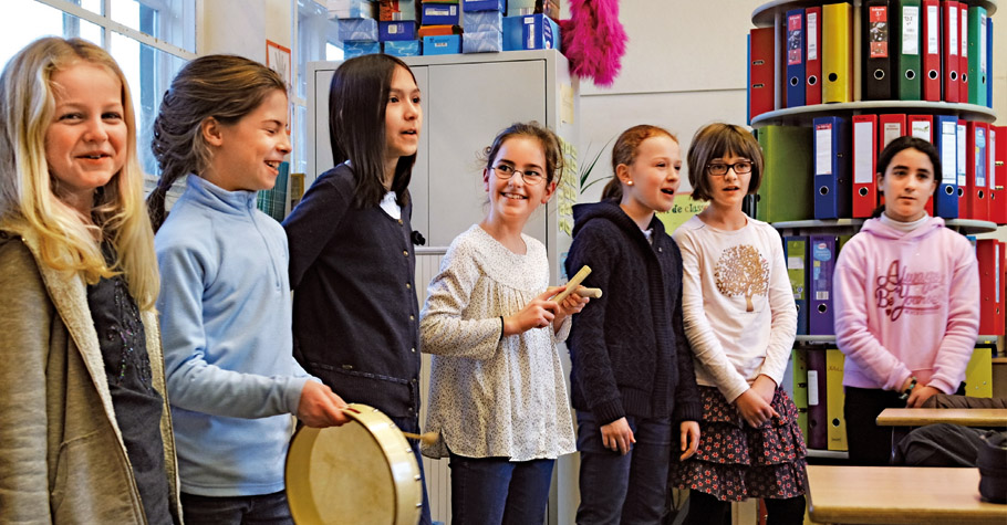 比利時的孩子， 5歲就免費上音樂課