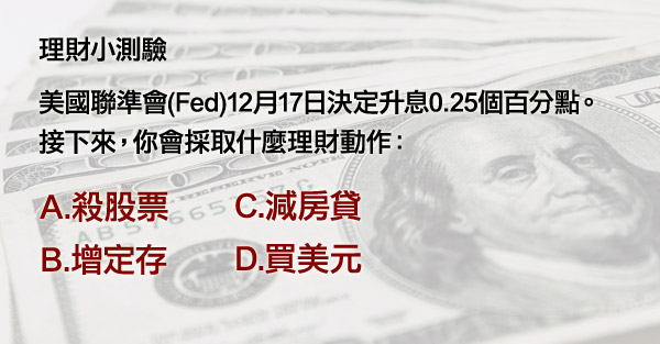 美國升息之後的理財抉擇