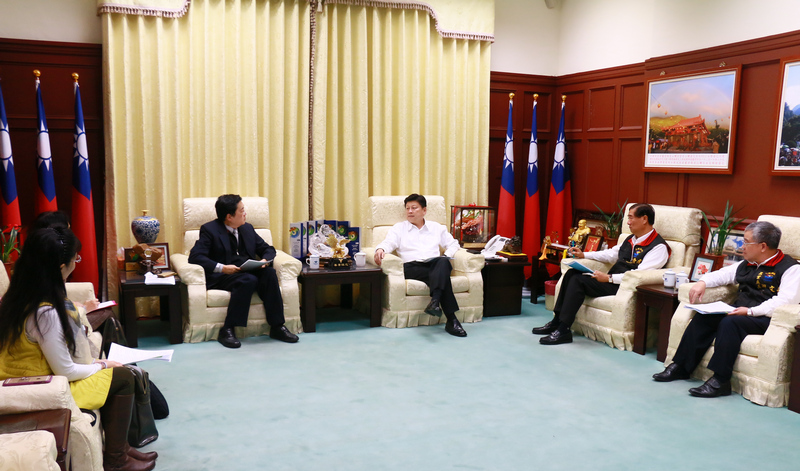 東華大學校長趙涵捷拜會 盼與縣府攜手合作，活絡地方產經