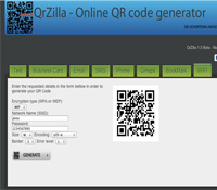 只要掃描QR Code就可以直接上網