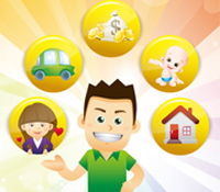 六個帳戶讓他順利五子登科