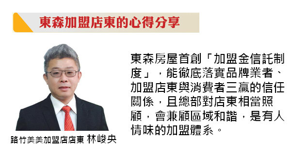 訴求品牌、服務與專業 東森房屋逆勢挑戰加盟成長