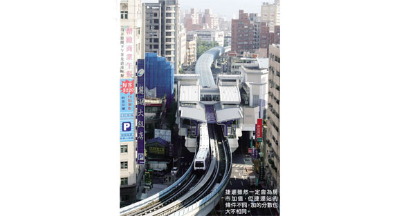 為什麼一站之隔 房價大不同？