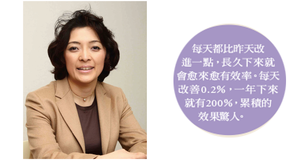 勝間和代：追求效率最大化