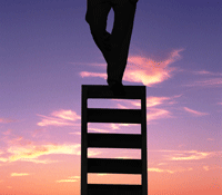 成就人生可以搭電梯,就不用走樓梯