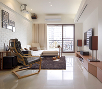 空調配置空間實例 輕薄簡約壁掛型冷氣 完美融入居家設計