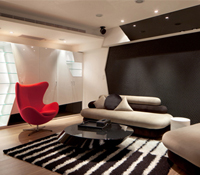 空調配置空間實例－壁掛或埋入型室內機