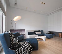 純白簡約中 每個家具擺設都是焦點