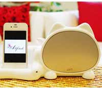 iPhone專屬，時尚露露小貓喇叭慵懶實測