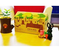 可愛松鼠蹦到家中，樹木和紙張平衡的大破箱來囉