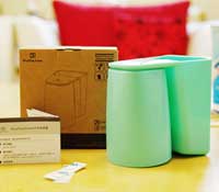 早睡早起身體好!磁吸式漱口杯Good Morning破箱