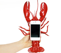 大口吃龍蝦不稀奇，當作手機保護殼才酷!