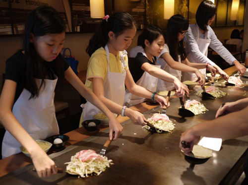  一個大鐵板 一顆感恩的心