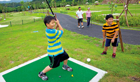 公園高爾夫  老人、小孩的遊樂場