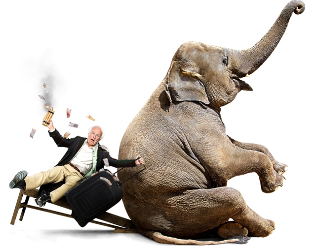 百歲老人翹家去