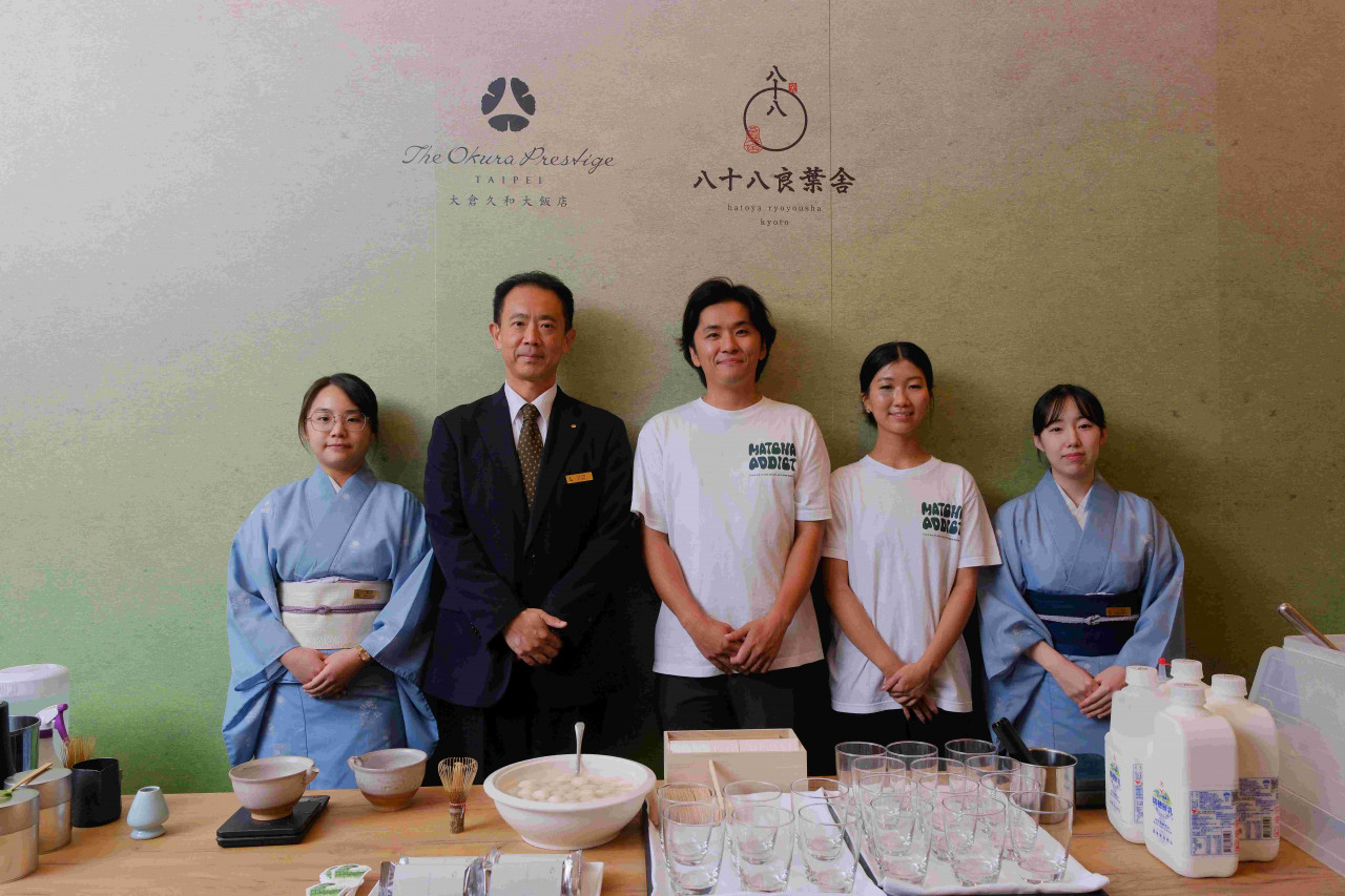 八十八良葉舍_丸山順裕代表&藤井部長&大倉久和大飯店總經理小田文雄