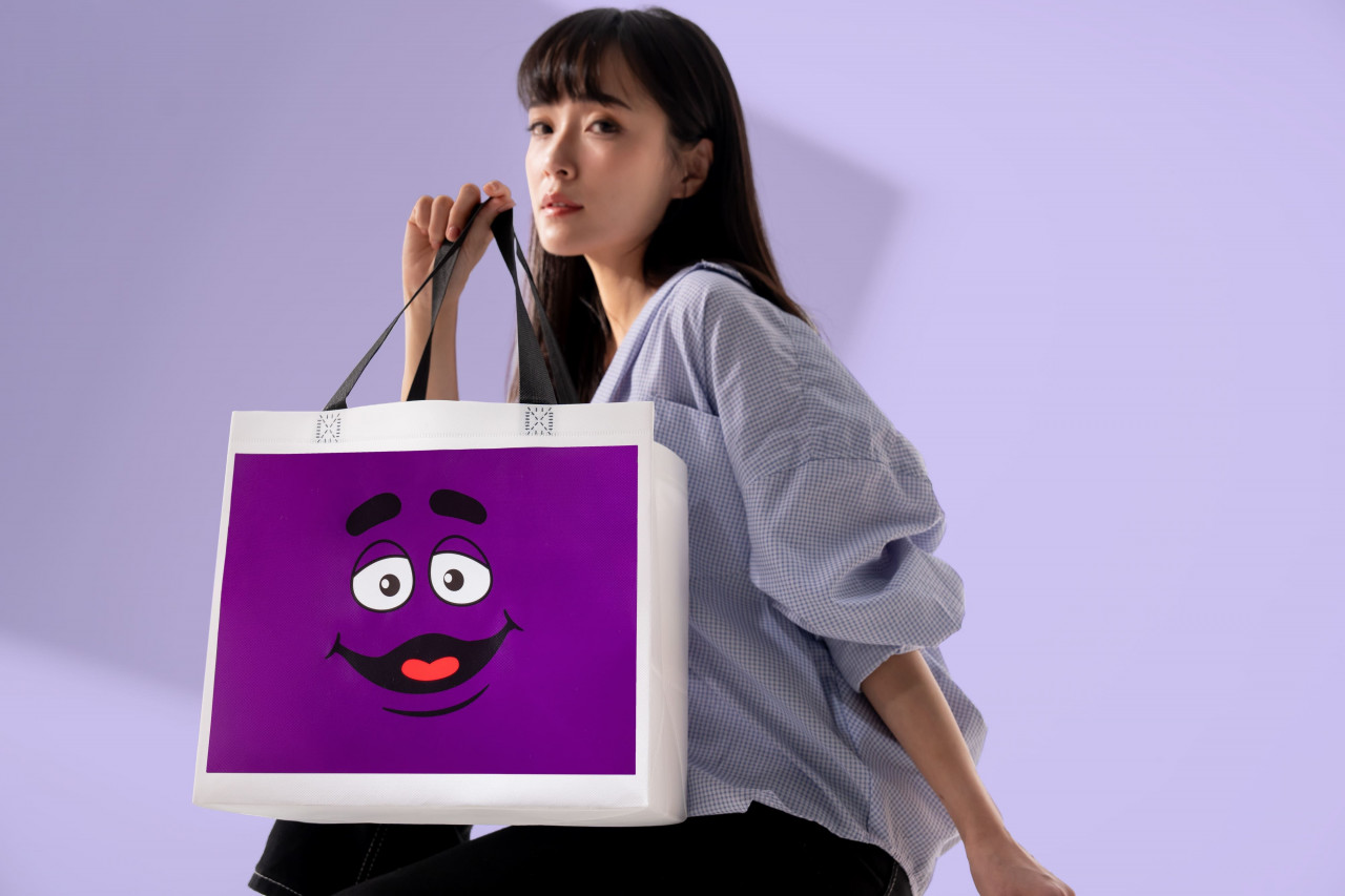 麥當勞，奶昔購物袋