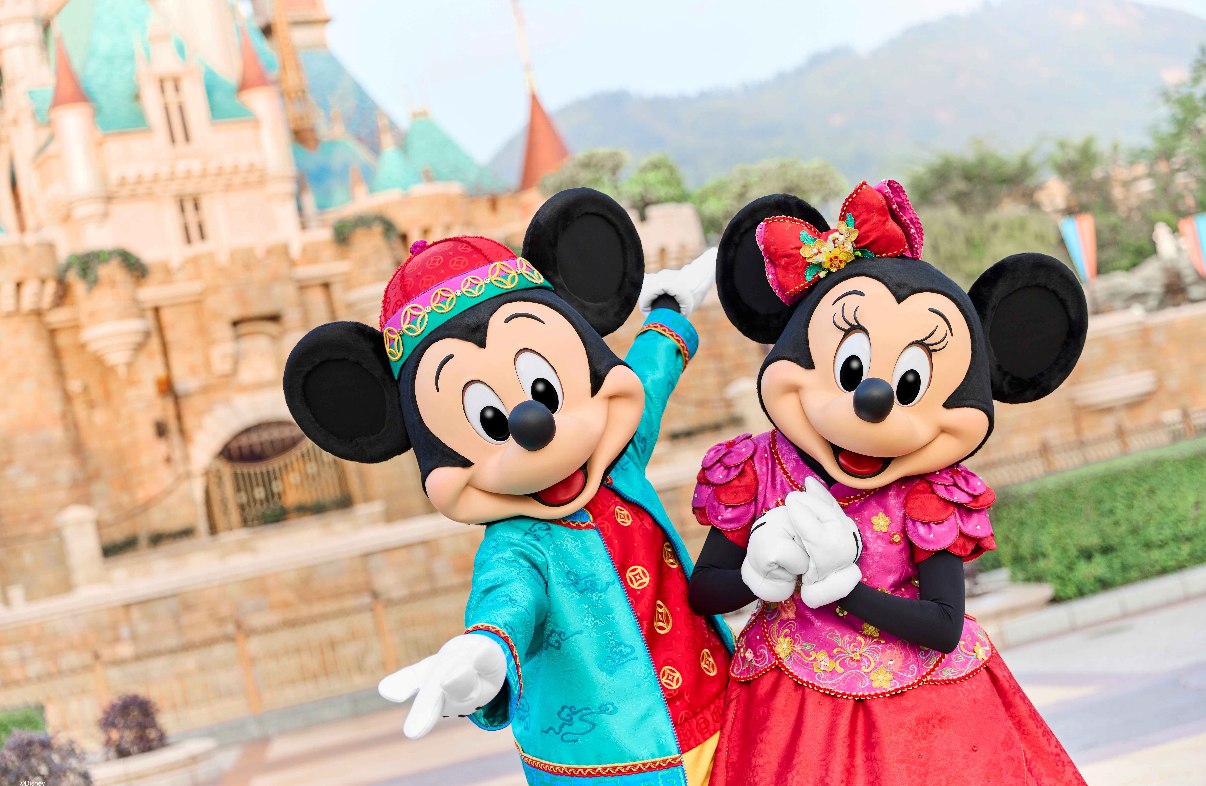 唐裝,香港廸士尼