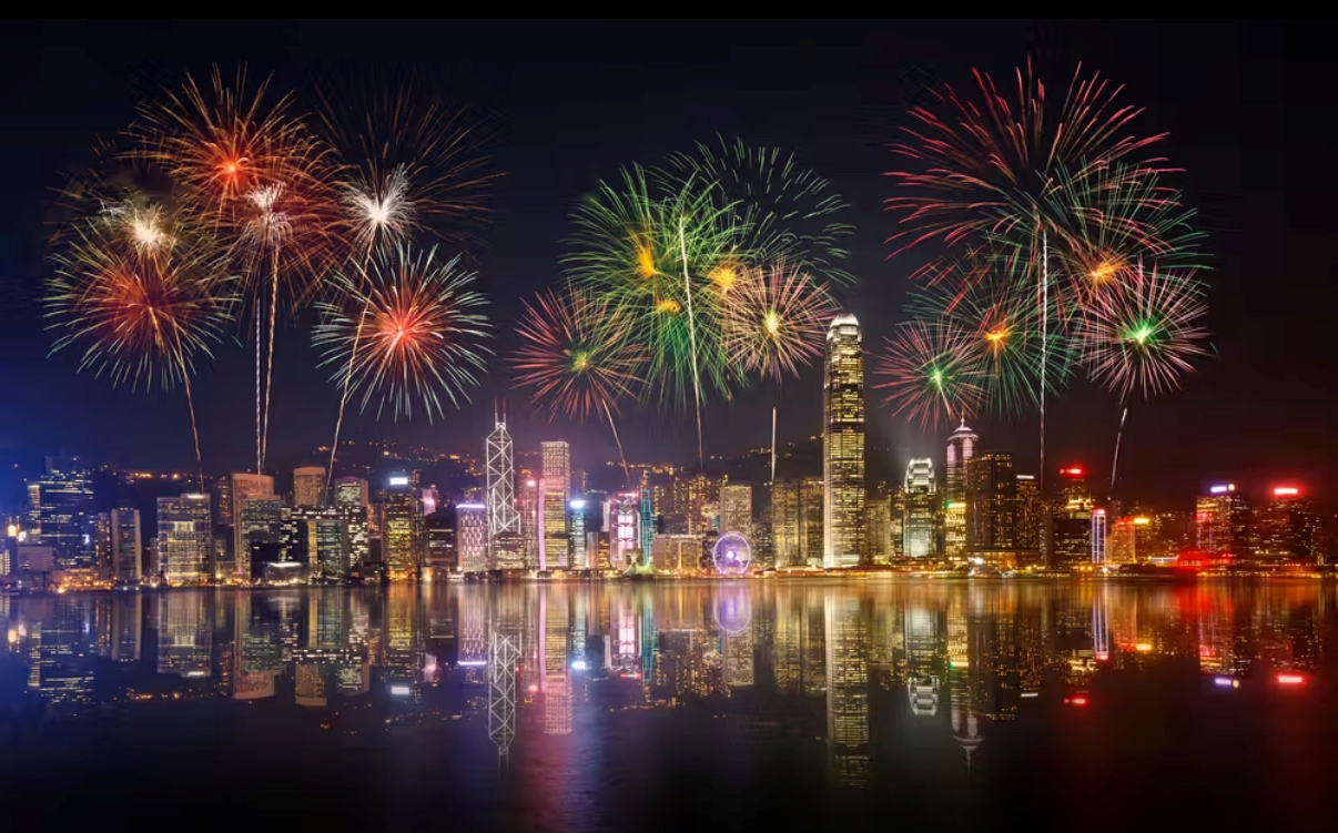 維多利亞港,香港,夜景