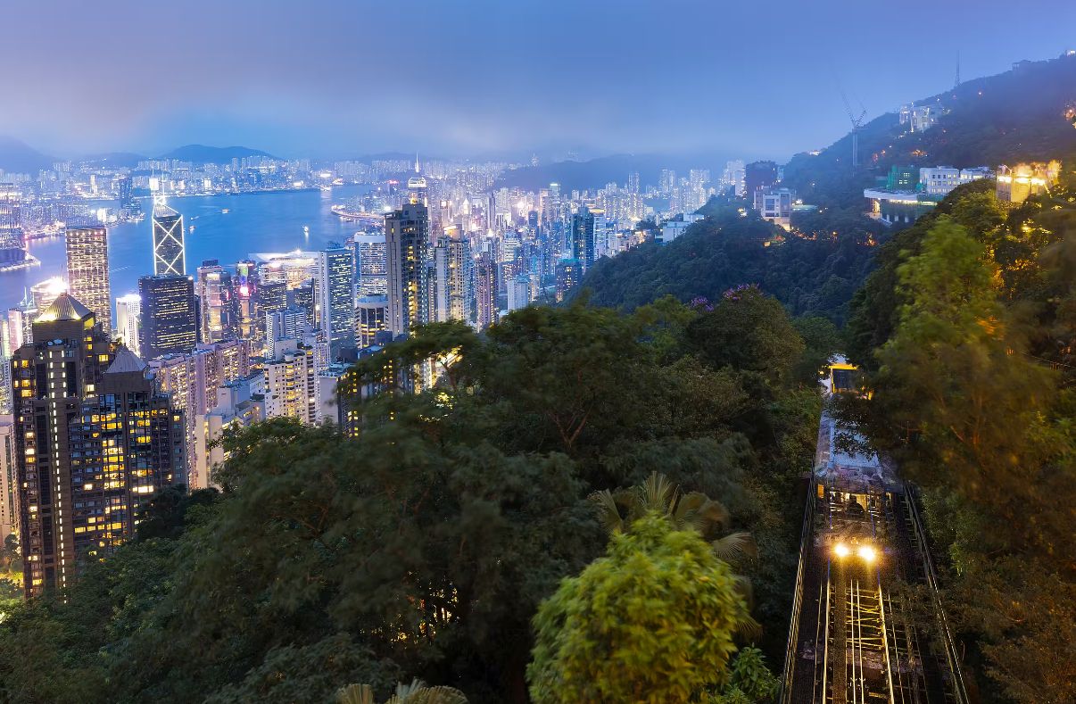 山頂纜車,香港,太平山