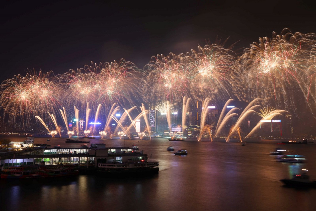 9.雄獅旅遊打造海港城戶外「專屬貴賓區」，讓旅客以無敵海景視角盡賞維港跨年煙火盛宴。
