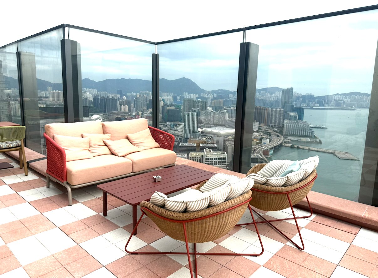 香港金普頓酒店，尖沙咀，無邊際泳池