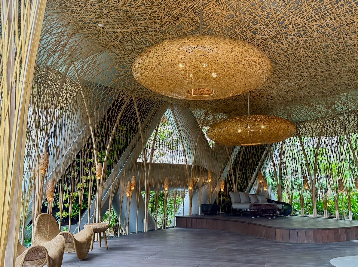 陶朱隱園，庭園，黑松,竹藤