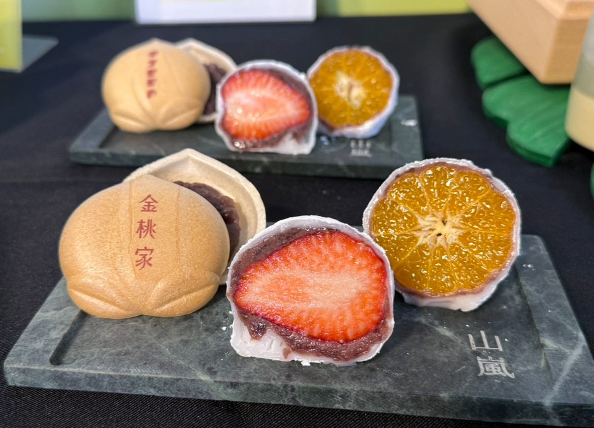 山嵐號，甜點，金桃家草莓大福