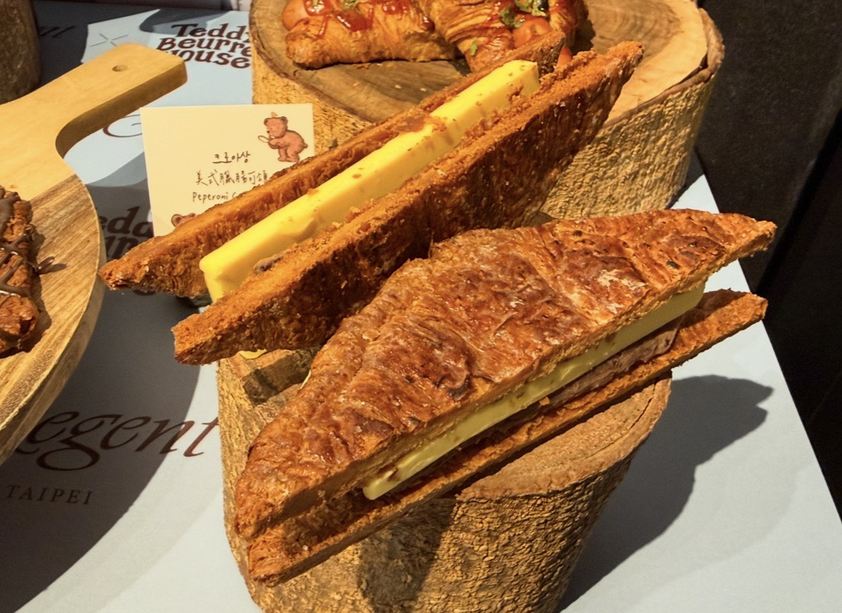 晶華，可頌，韓國，Teddy Beurre House，紅豆